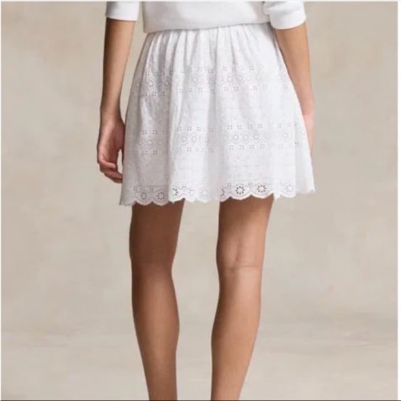 Polo Ralph Lauren White Eyelet Skirt NWT size 2 - Picture 6 of 10